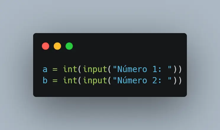 Fragmento de código en Python