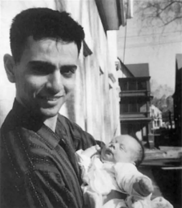 Carl Sagan y su primogénito Dorion