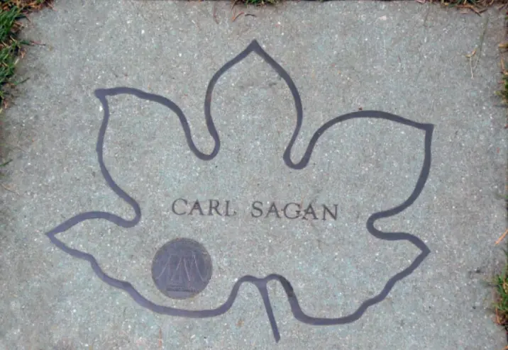 Piedra conmemorativa a Carl Sagan
