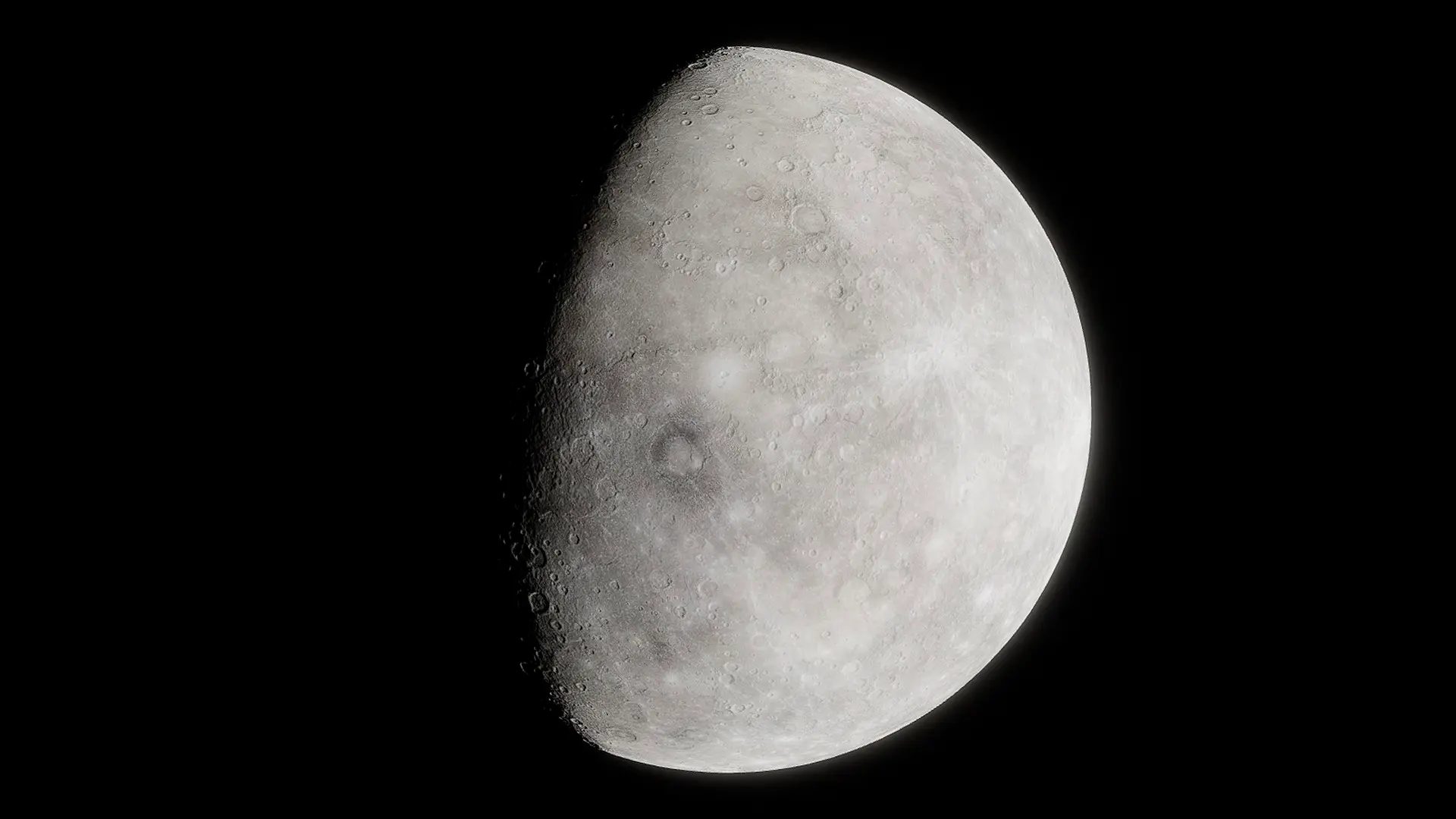 Imagen del planeta del Sistema Solar Mercurio.