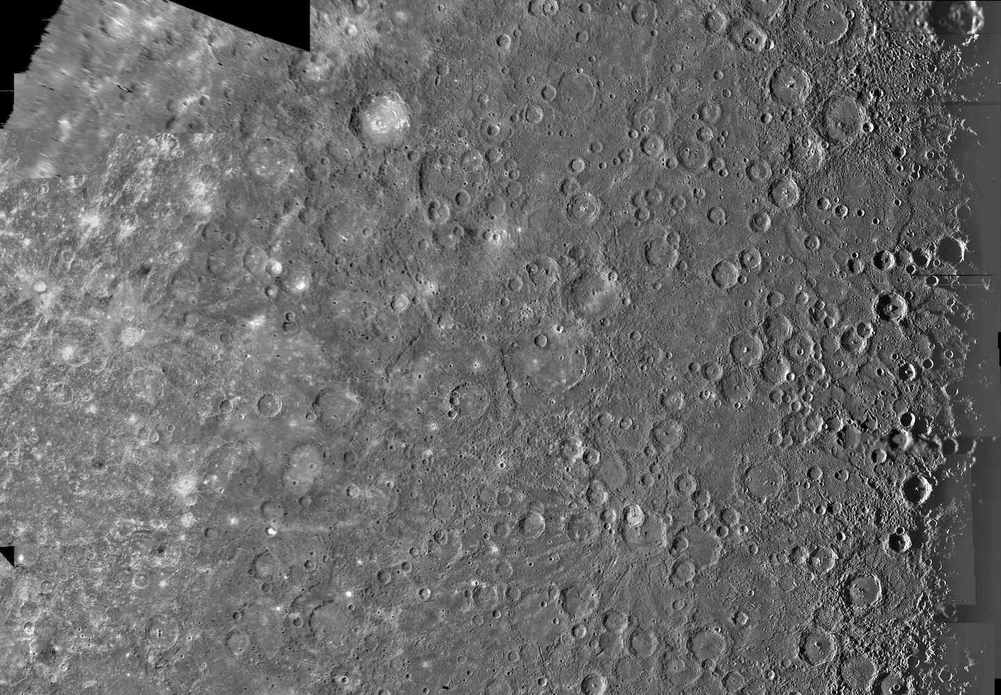 Fotografía del planeta Mercurio