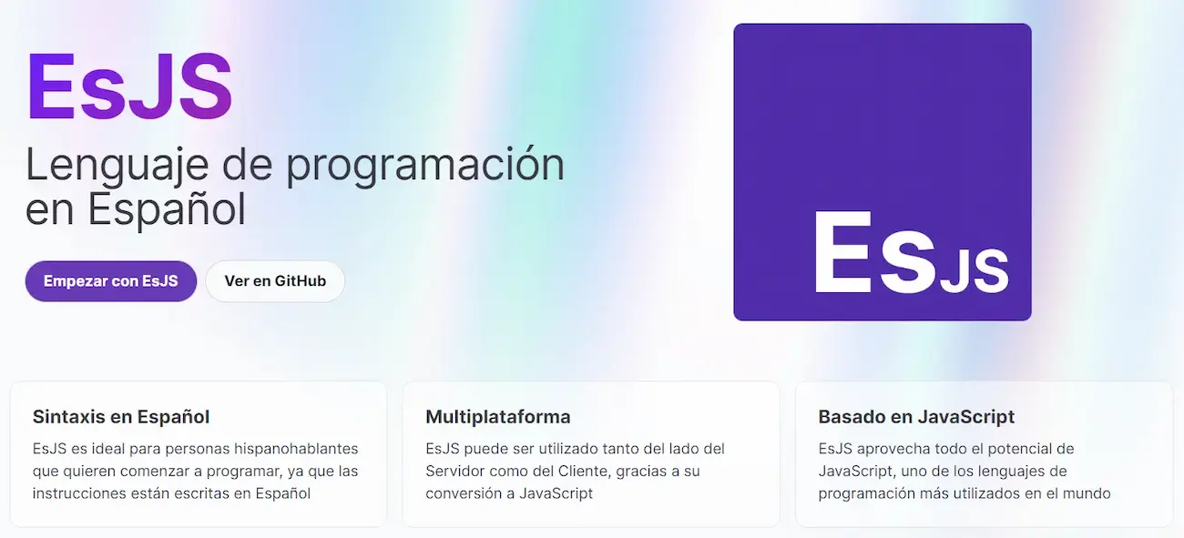 EsJS: JavaScript con sintaxis en Español