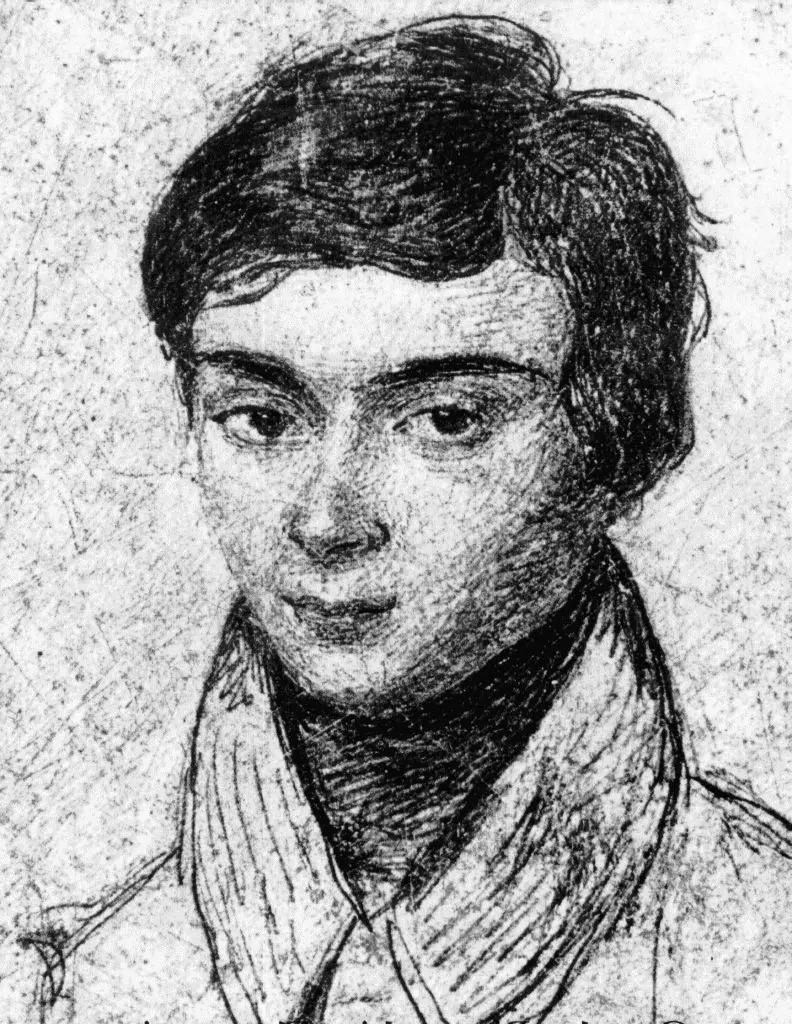 Cuadro del matemático Galois
