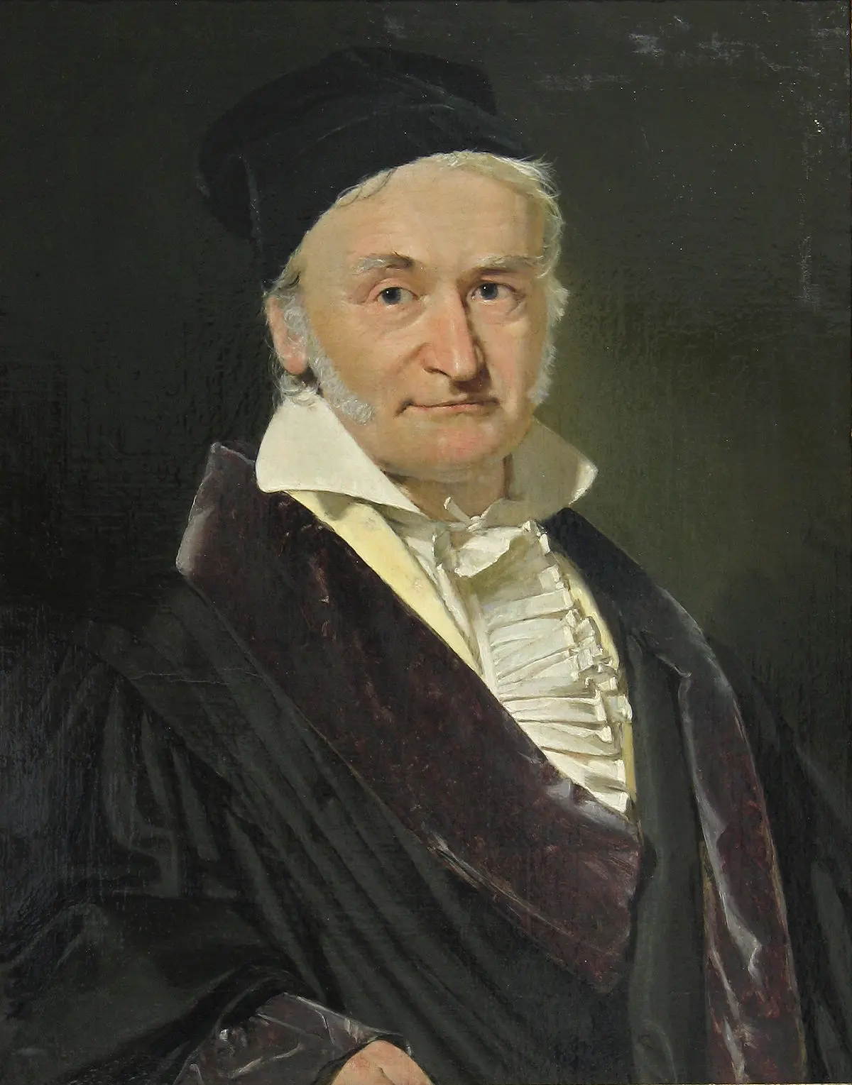 Cuadro del matemático Gauss